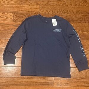 GOAT USA Kids Long Sleeve Tee - Navy